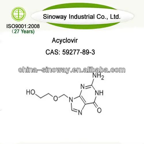 
99% Sterile lyophilized powder / Acyclovir Sodium 