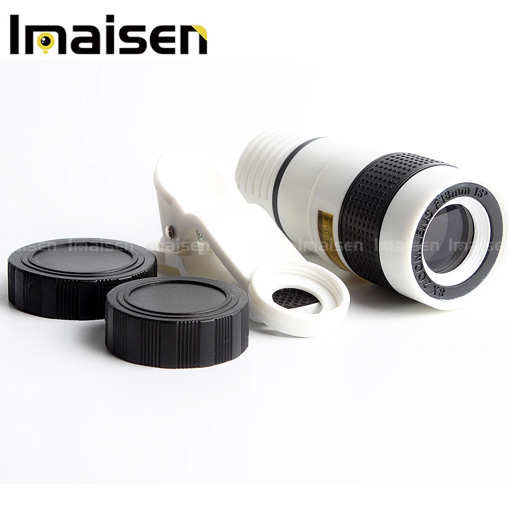 

High Quality 8x Optical Zoom Long Focus Universal Smart Mobile Phone Monocular Telescope, Black;rose gold & customize the