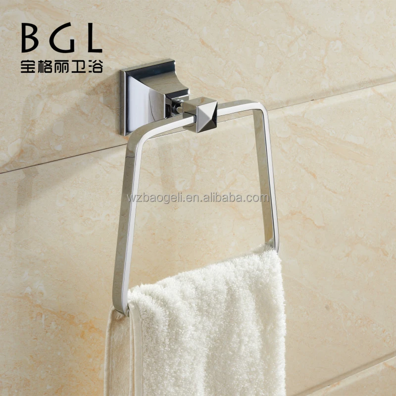 
Euro style bathroom accessories fittings chrome towel rings holder 