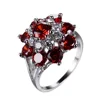 RW0219 Creative 18K Platinum CZ Diamond 5A Zircon Hat Style Ring for Women