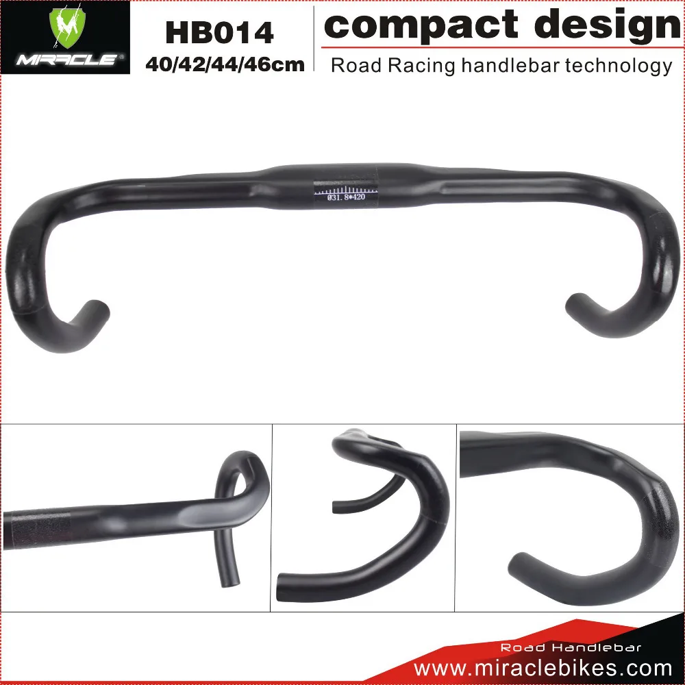 31.8mmx420mm 3k Matte Cycling Bicycle Carbon Handlebar Road Bike Drop Bar