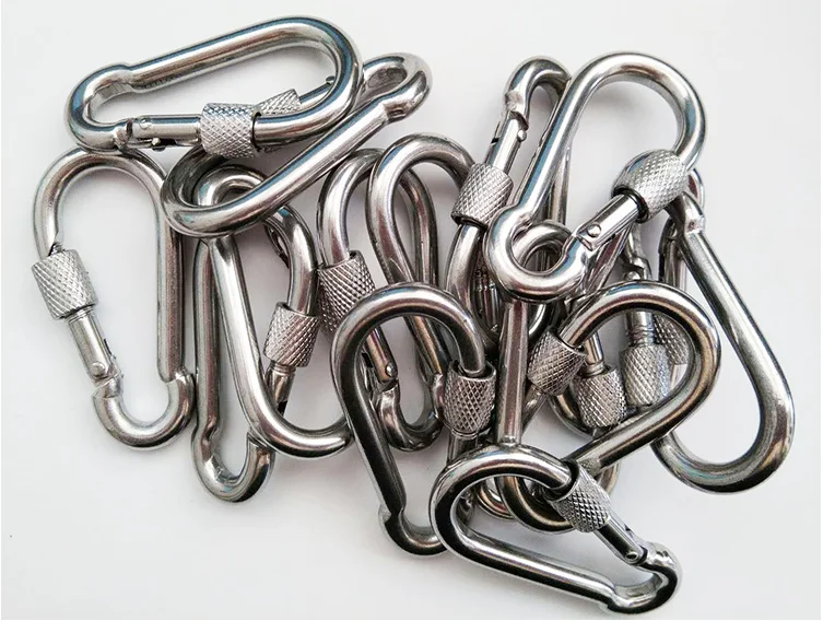 Ss304 M5 Stainless Steel Climbing Carabiner Made In China Manufacture