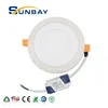 24w Recessed Circular round Led Double Color Panel Light 18+6w