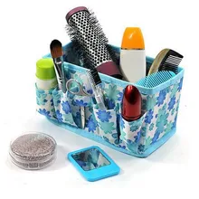 1 pc multifuncional saco de cosméticos de maquiagem de beleza Floral New Folding maquiagem cosméticos caixa de armazenamento