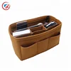 High quality felt cosmetic storage organizier bag insert
