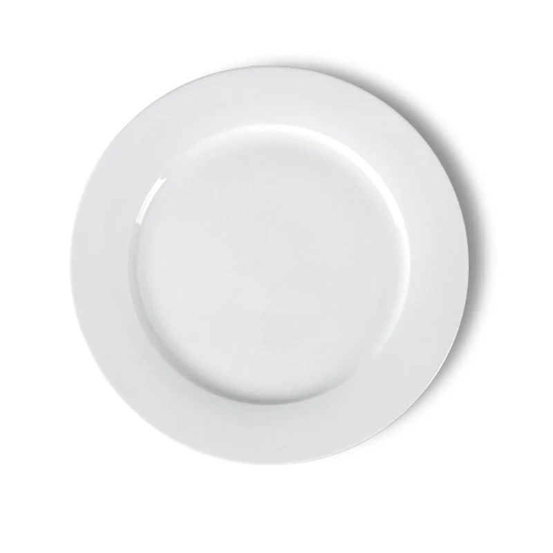 China Supplier Hotel Hall Event Restaurant White Round Porcelain Underplate, Plate Porcelain White/