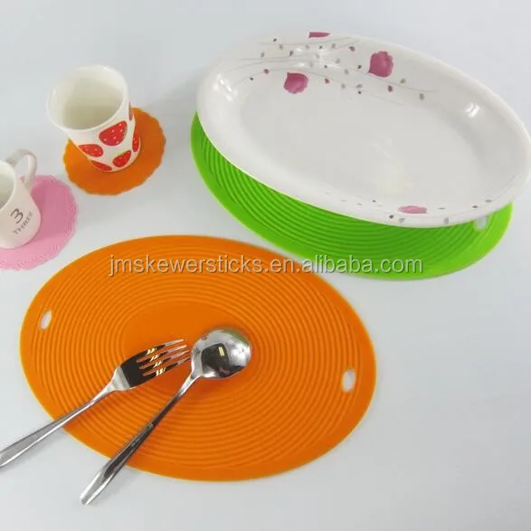 Silicone Dining Table Mat Placemat Kitchen Shelf Liner Drawer