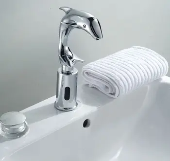 Delphin Form Einzigen Kalten Wasserhahn Automatische Berührungslose