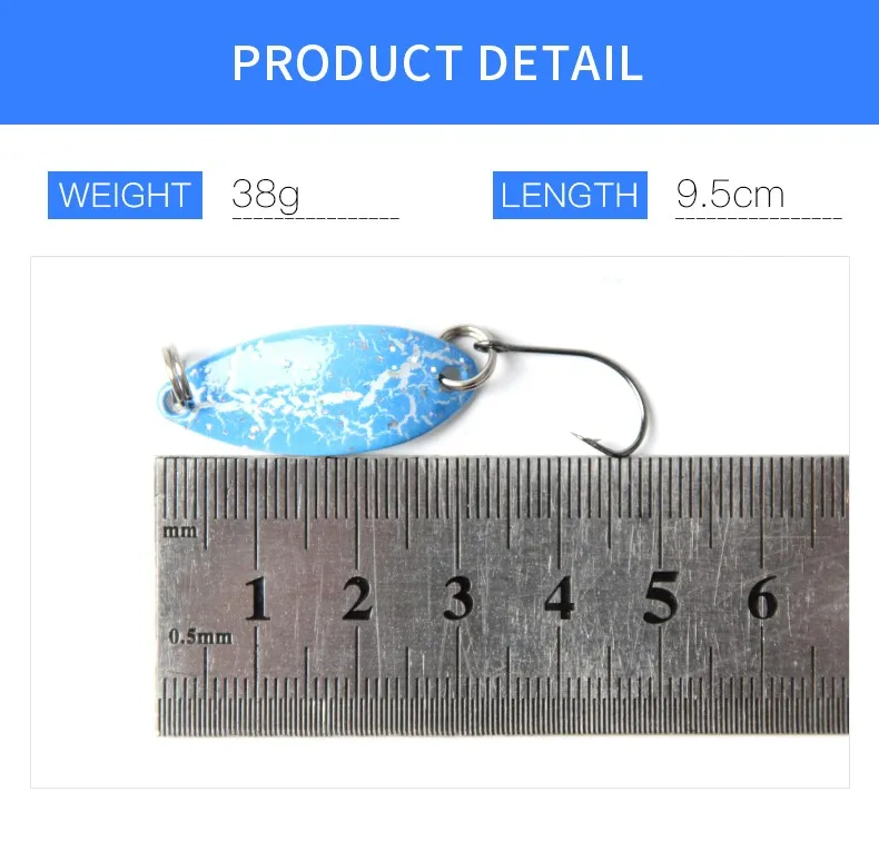 10pcs Colorful Painting Lure Metal Lure Kit Spoon Lure Set Buy Spoon