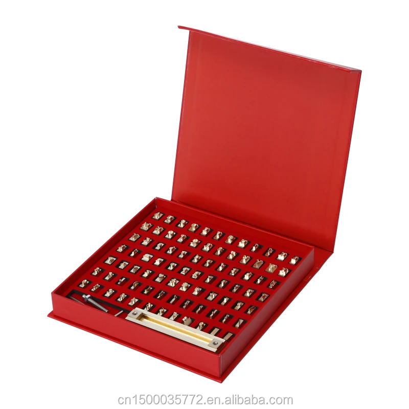 
JinXinYang English letter mold hot stamping machine copper mould leather tools customized mold 