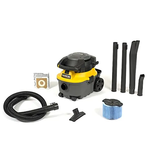 WORKSHOP Wet Dry Blower Vac WS0400DE Portable Wet Dry Vacuum Cleaner And Blower, 4-Gallon Leaf Blower Vacuum Cleaner, 6.0 Peak HP Small Shop Vacuum And Blower