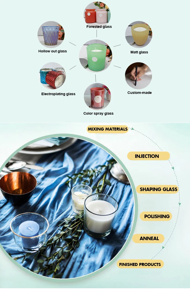 Luxury Glass Candle Jars For Home And Wedding Buy Luxury