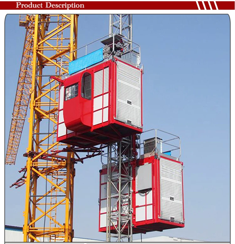 Hot Sale Brand Zoomlion/dahan Construction Elevator Builders Hoist