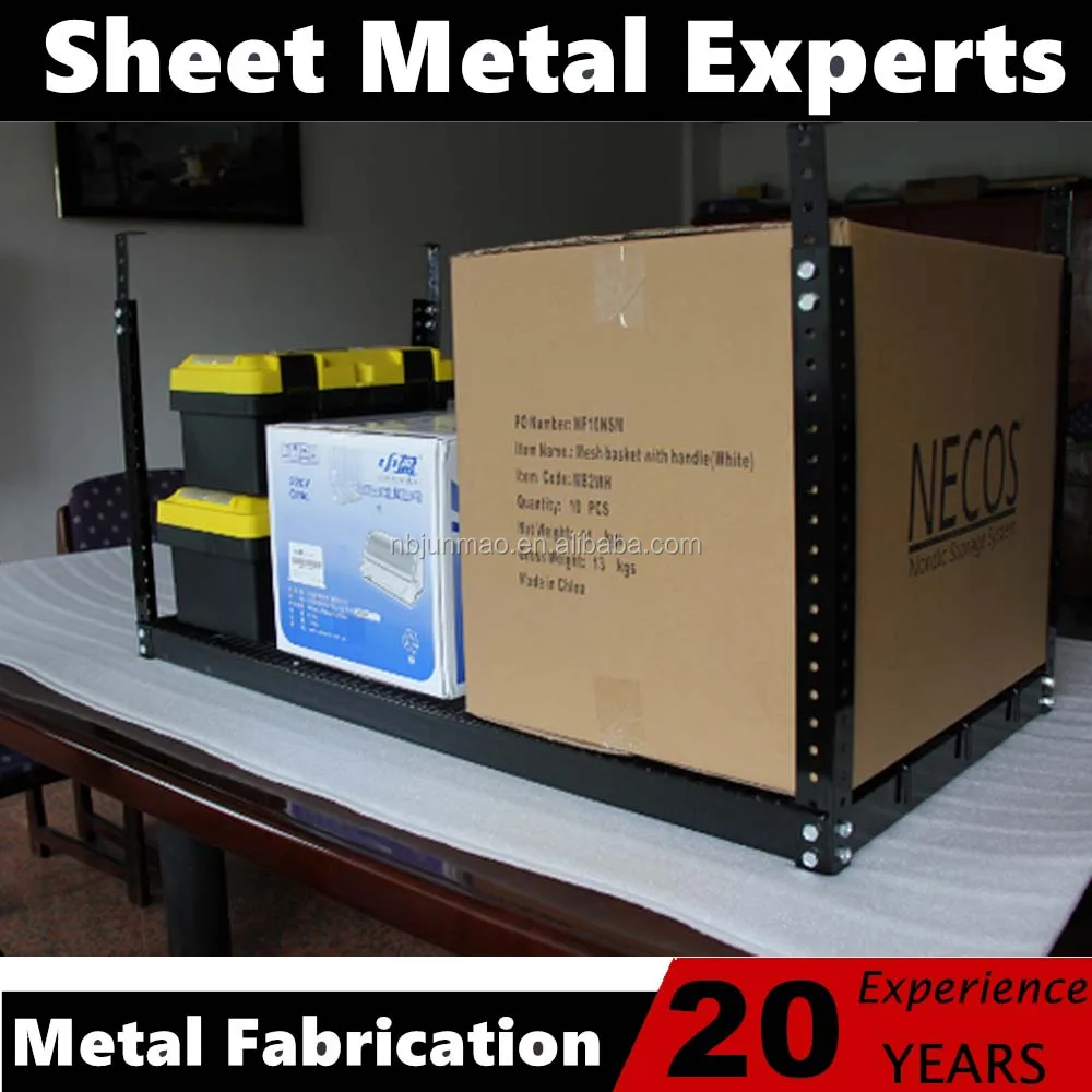 Black Powder Coated Heavy Duty Ceiling Garage Overhead Storage