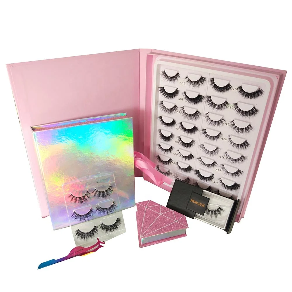 Custom Brand Lashes Mink 3D Eyelashes Eye Lashes And Boxs Custom Logo Eyelashes