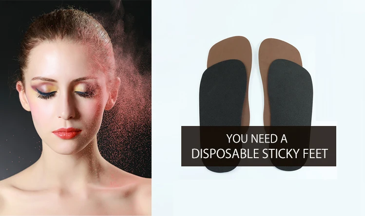 Wholesale Spray Tan Disposable Sticky Feet Pads For Spray Tanning  