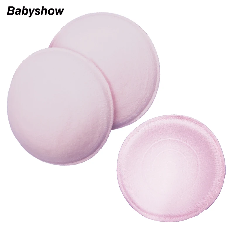 Anatomical  breast nursing protector pads high absorbency washable 100% cotton factory prices