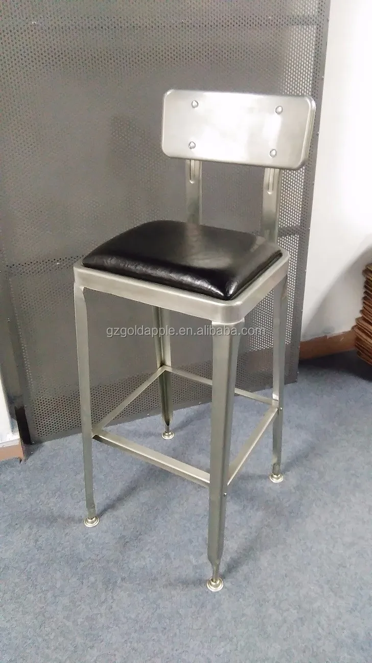 Replica Industrial Metal Lyon High Chair,Vintage Lyon Bar High Chair