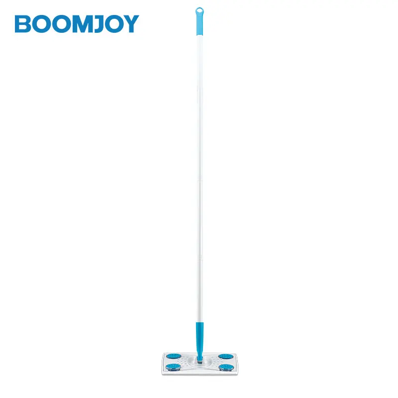 

BOOMJOY innovative household cleaning products plastic cleaning floor cleaning mop, White and blue