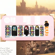 Yellow Black Cute Mouse child Nail Arts Nail Sticker Waterproof Nail Decal Sticker Gel Polish French