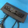 Conference tabletop Universal Power socket swith RJ45 L,an1,Audio TV / office furniture pop up cable socket retractable socket