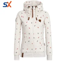 

Sports Wear Pullover Cotton &Polyester Terry Hoody Customized Logo Printing pattern Hoodies for women