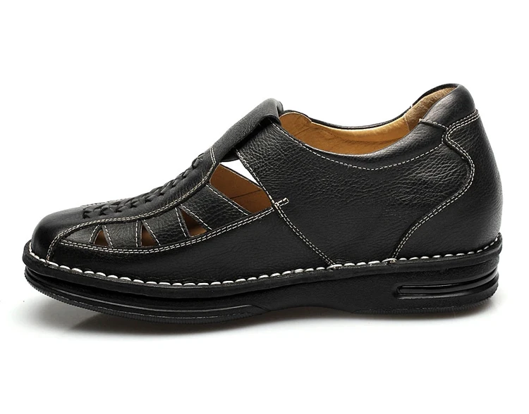 Men's Handmade Leather Slippers – Sea Brown Comfort Sandals (Italy)