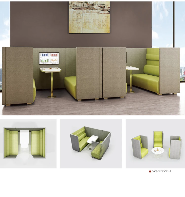 New design modern fabric office sofa furniture set for reception waiting room