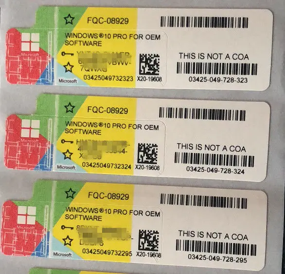 Oem code. Windows 10 pro get genuine for oem software. microsoft coa sticker for sale. microsoft fqc-08929. coa stickers (only oem codes are allowed) *.