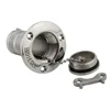 Factory Produced Mirror Finish SS316 Boat Fuel Deck Filler