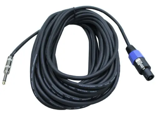 Absolute CSSDJ25 25-Feet Speakon Male to Speakon Male Connector Professional Speaker Cable