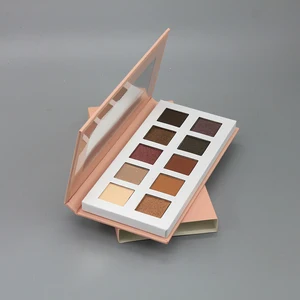 low MOQ free sample private label 10 colors eye shadow palette