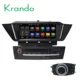 Krando Android 8.1 car radio gps dvd player for bmw x1 e84 2009-2013 navigation multimedia system WIFI 3G BT DAB+ KD-BW184