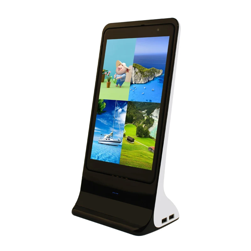 

High quality advertisement 15000mah power bank lcd screen menu