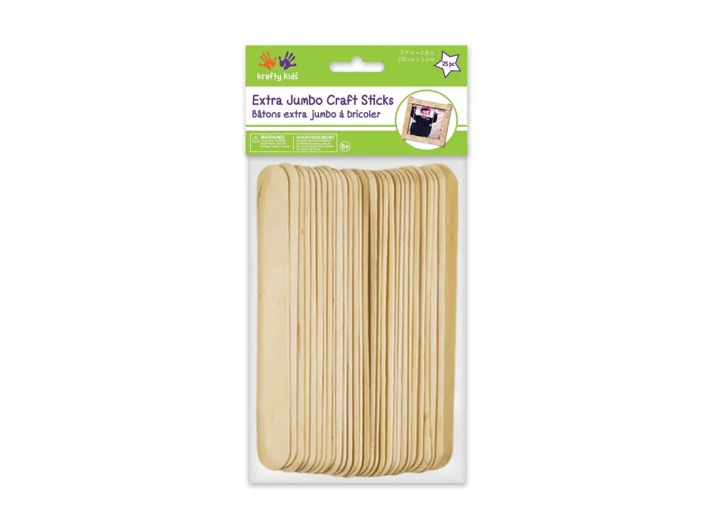 3-1//2-Inch 750-Piece Loew Cornell 1021222 Woodsies Craft Sticks
