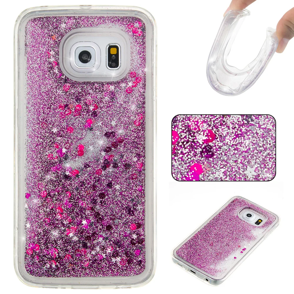 Quicksand Liquid Glitter Mobile Phone Cover Case For Samsung Galaxy J3