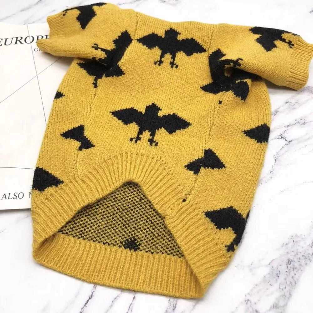 
OEN/ODM autumn and winter new pet clothing animal pattern knit pullover dog sweater 