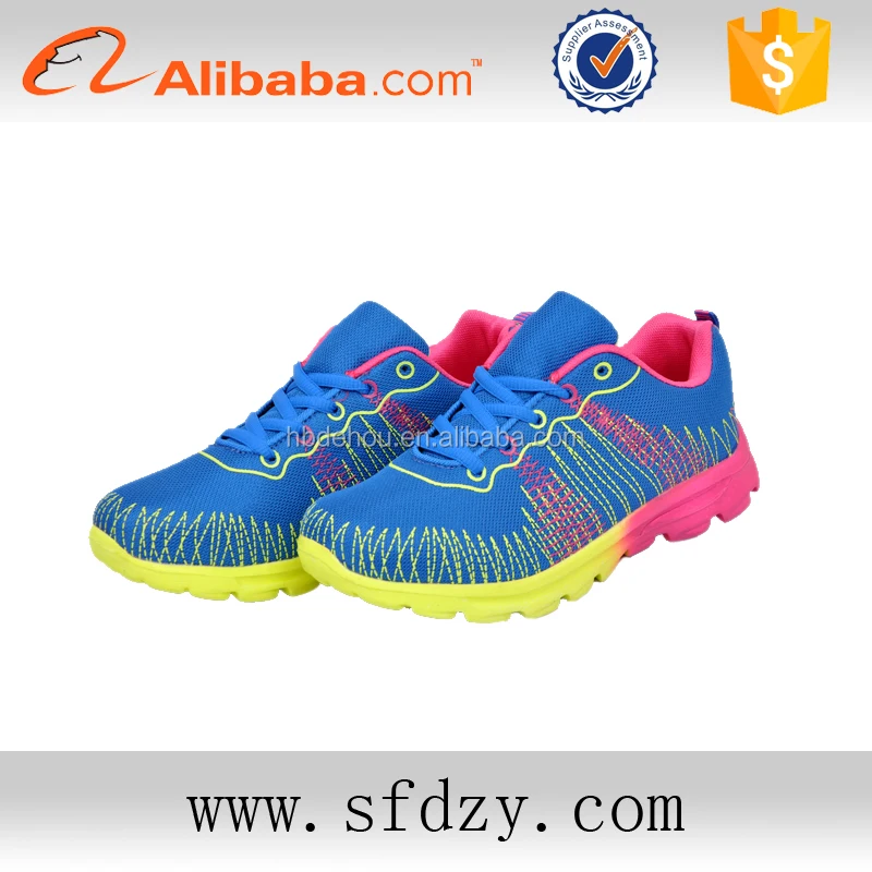 OEM supply type China wholesale lady's sport shoes 2016