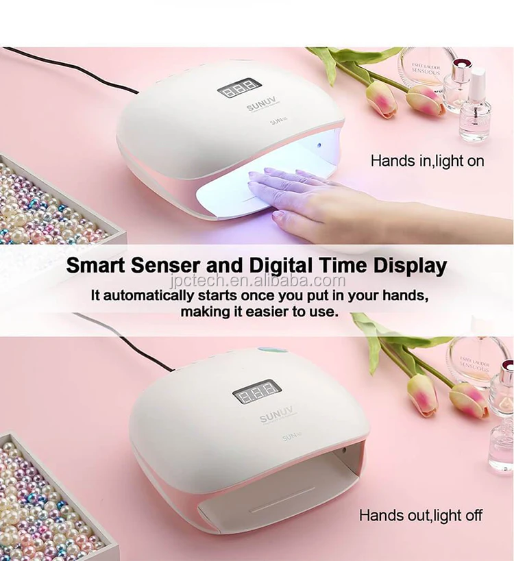 Wholesale SUNUV SUN4S 48W led Uv Nail Polish Lamp For Gel