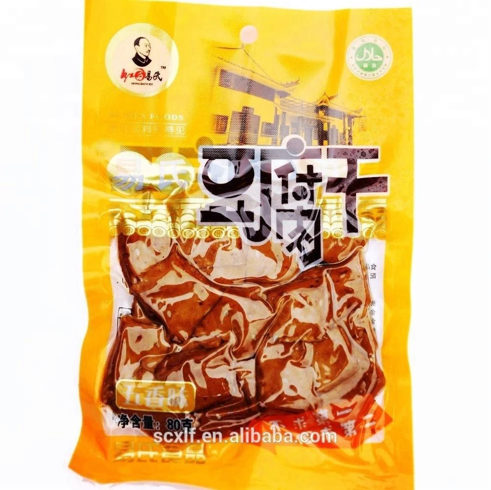 
80g 100g 250g Dried Tofu Chinese Cheese Spiced Bean Curd Popular Snacks 