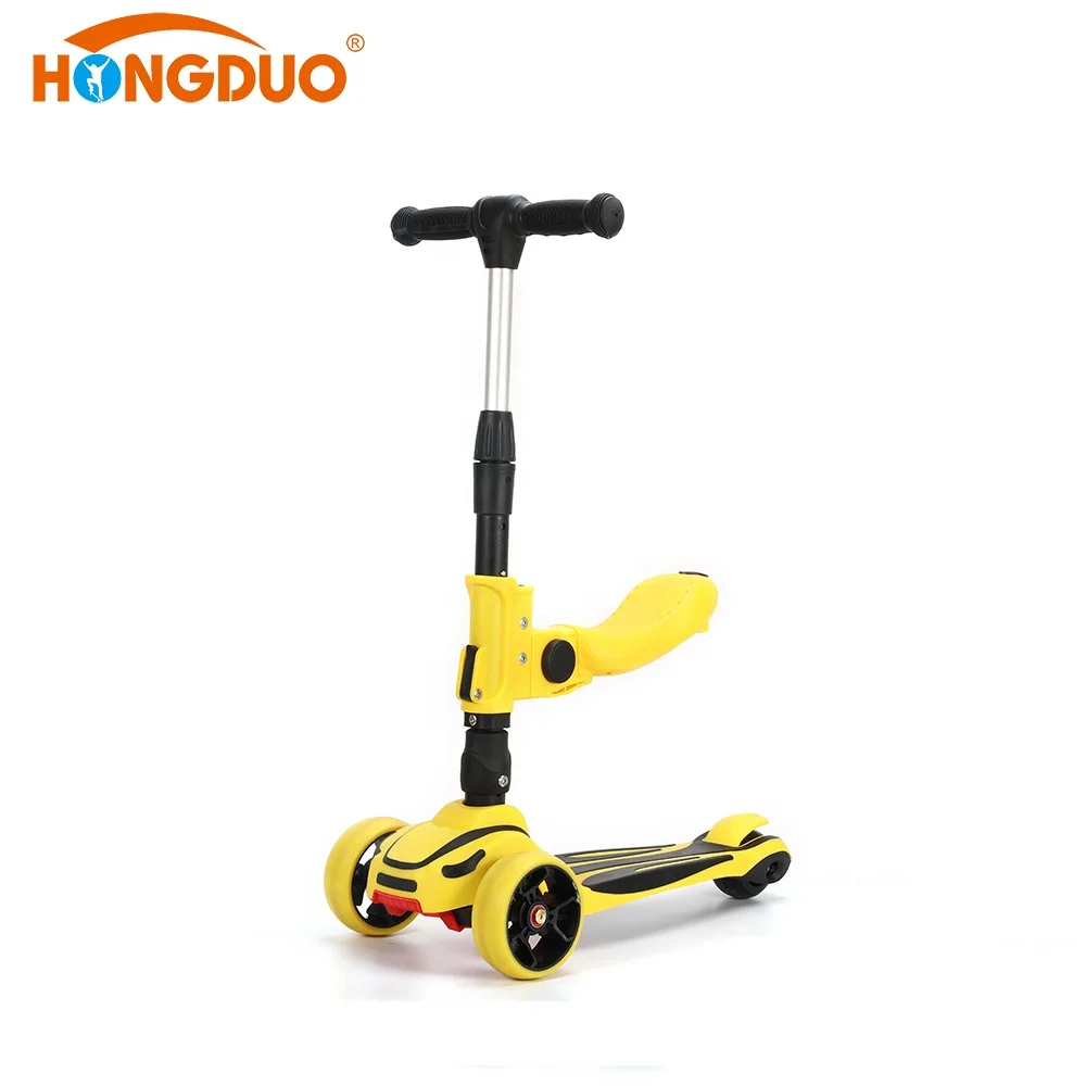 

Scooter for Kids Ages 3-12 Boy Girl with 3 Wheel LED Lights Childrens Foldable Kick Scooter