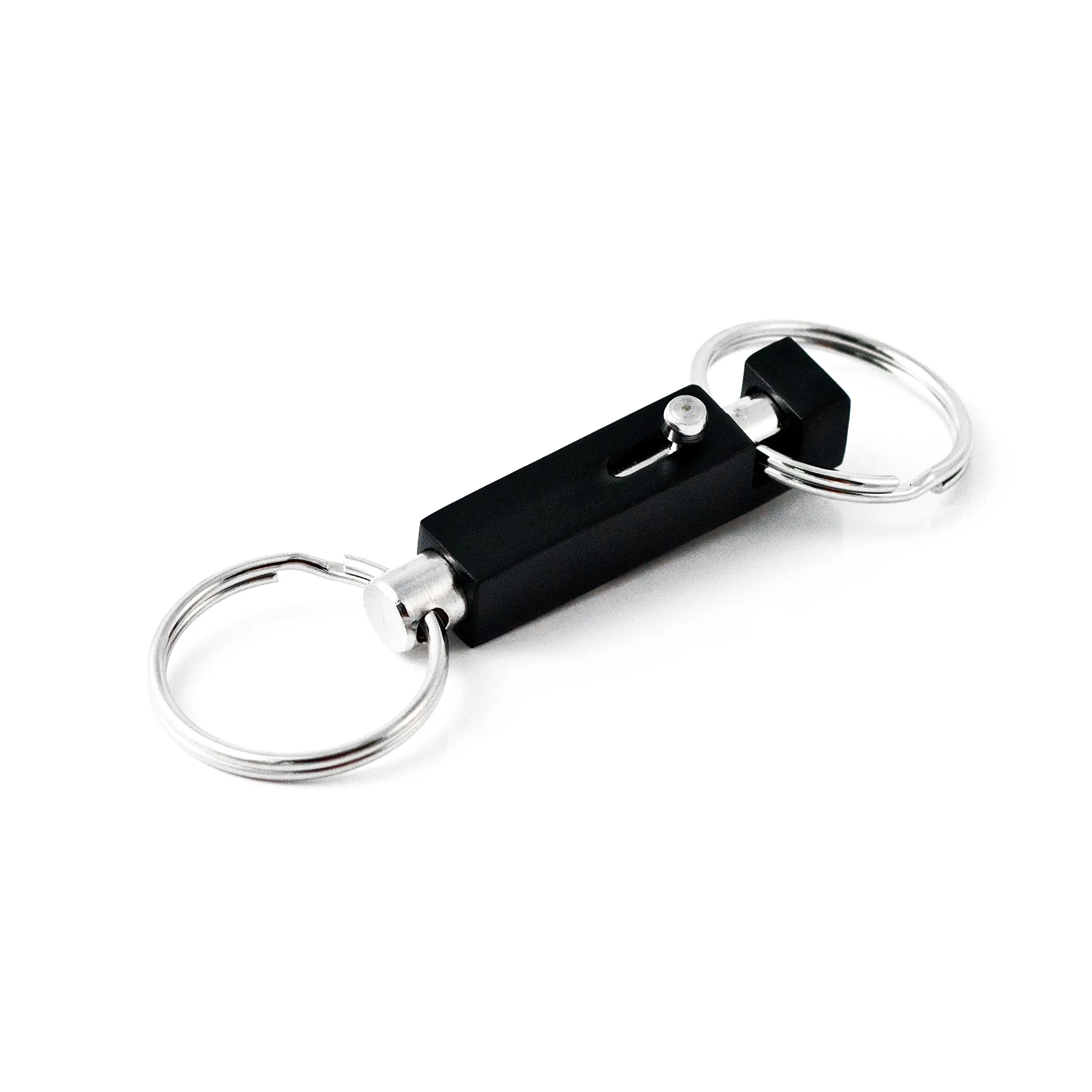 KEY-BAK #500 Premium Quick Release Pull Apart Key Accessory with 2 Split Rings