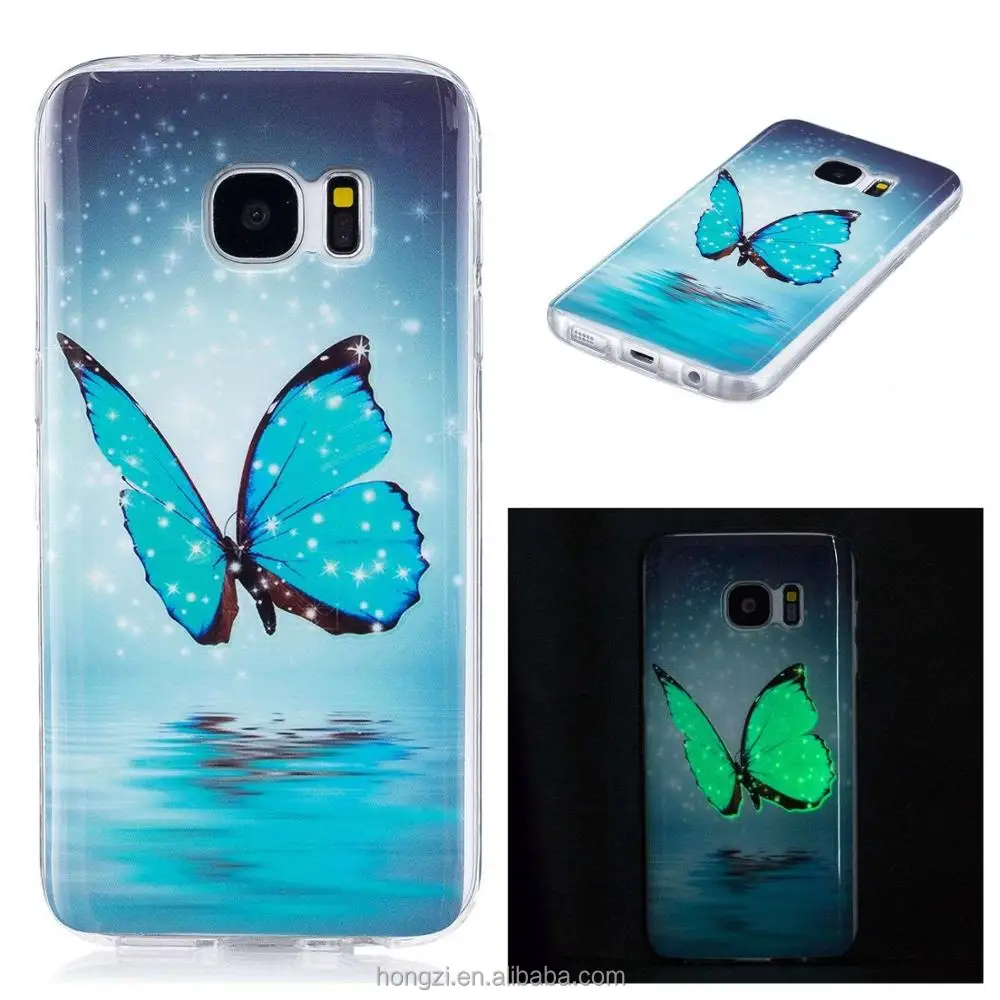 

Luxury Case For Sam Galaxy S6 S7 edge S 5 Neo 6 7 Duos 3D noctilucent Cover Silicon TPU Mobile Cell Phone Casing Housing