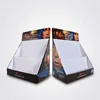 Paper material cardboard floor self standing display stand for socks