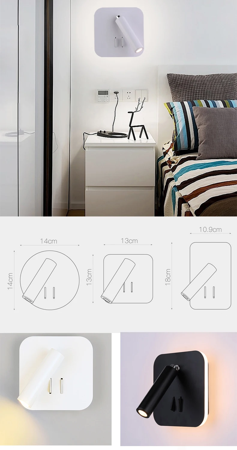 Indoor Hotel  Nordic Sconce Fabric bracket Gold  Wall Light  Modern