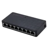 DIEWU manufacturer Black case 8 port Megabit 100M network lan switch