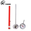 Dial instant reading stainless steel probe food bbq meat cooking thermometer