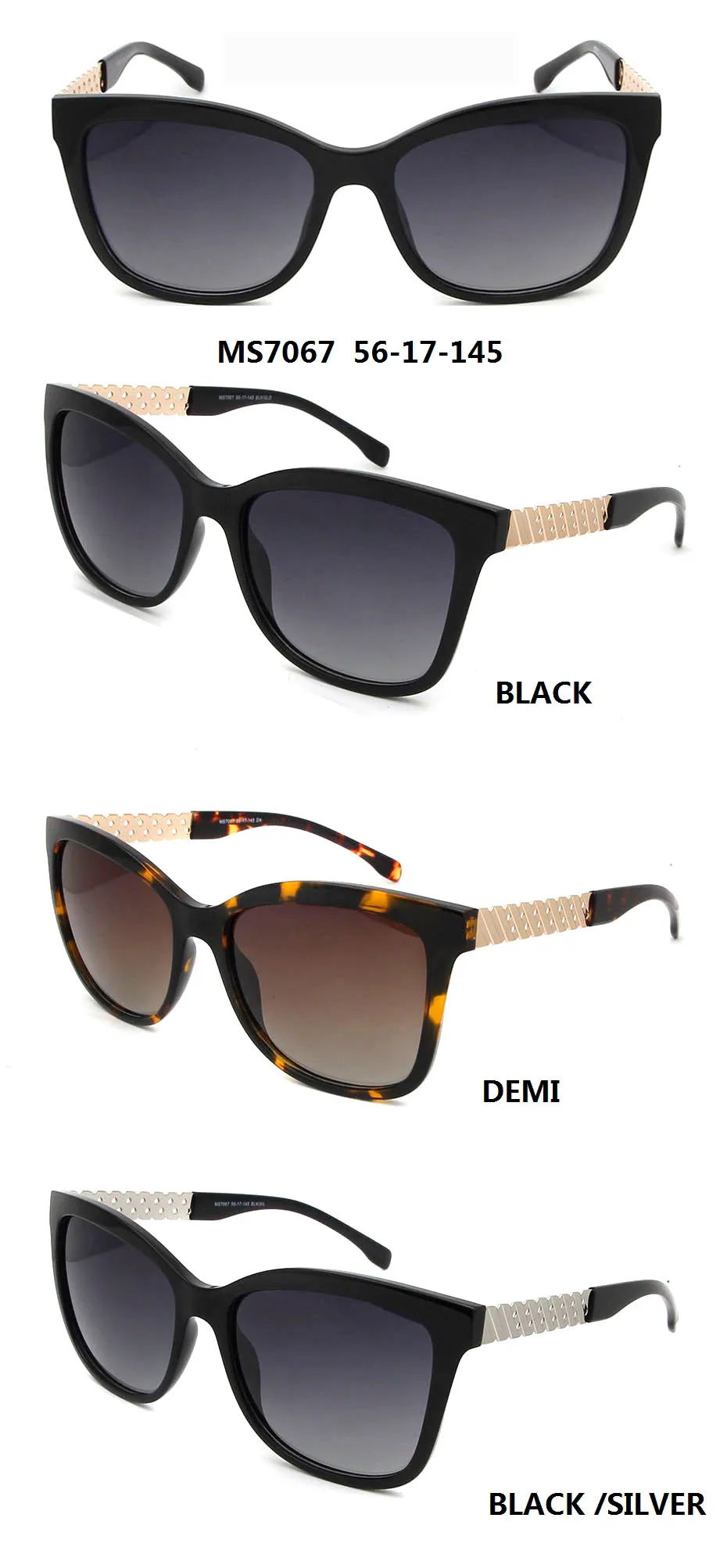 Retro Square Tr90 Italy Design Ce Uv400 Polarized Sunglasses Italy