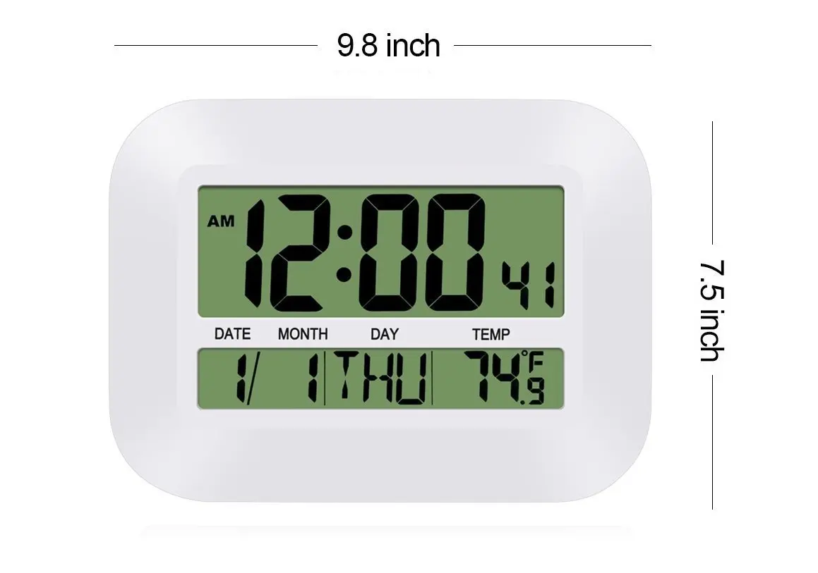 Digital Wall Clock with FoldOut Table Stand Home Decoration