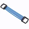 Natural rubber latex 5-level bulk resistance bands loop exercise tube